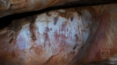 Hölenzeichnungen in der Kagga Kamma Halbwüste