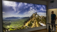 dieses Bild von zwei x vier Meter ist zweireihig fotografiert durch 17 hochformatige Einzelbilder