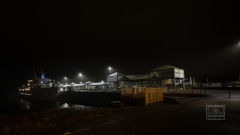abendliche Ankunft nach einer Tagesfahrt in Cuxhaven