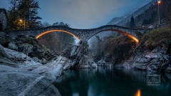 wer kennt sie nicht, die Brücke im Verzascatal bei Lavertezzo?